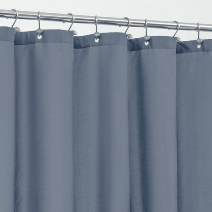 ALYVIA SPRING Waterproof Fabric Shower Curtain or Liner Black, 72x72