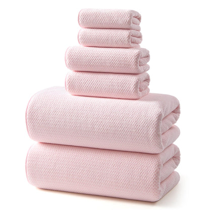 REDKISS 4 Pack Premium Bath Towels, Plush Coral Fleece Towels for Bathroom, Extra Large Bath Towels Set of 4 (35 x 70 in), Super Soft Highly Absorbent Shower Towels for Spa, Gym, Travel, Dark Gray