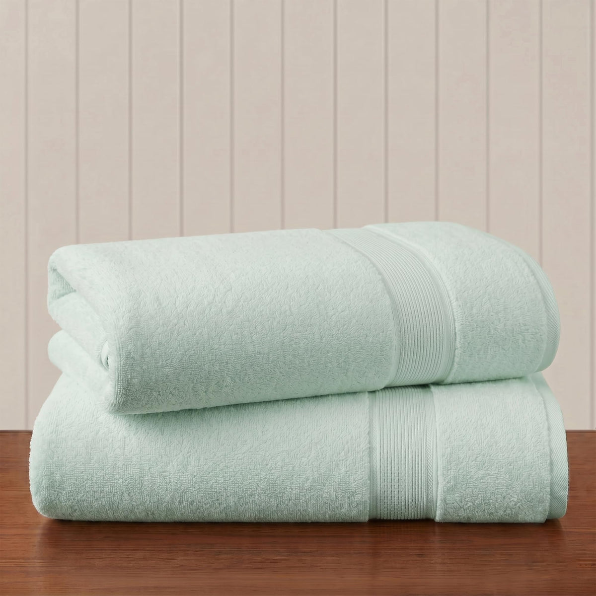 Madison Park 800GSM 100% Cotton Bathroom Bath Towel Set of 8, Natural