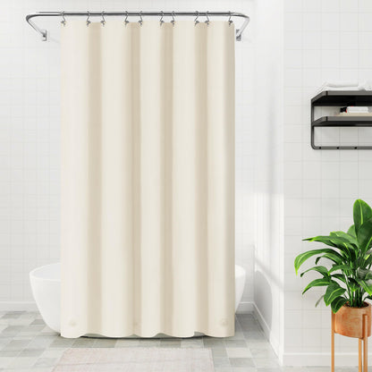 Barossa Design Oeko-tex Certified Shower Curtain Liner Standard Size, Clear