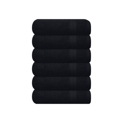 GLAMBURG Ultra Soft 8-Piece Towel Set - 100% Pure Ringspun Cotton, Contains 2 Oversized Bath Towels 27x54, 2 Hand Towels 16x28, 4 Wash Cloths 13x13 - Ideal for Everyday use, Hotel & Spa - Pink