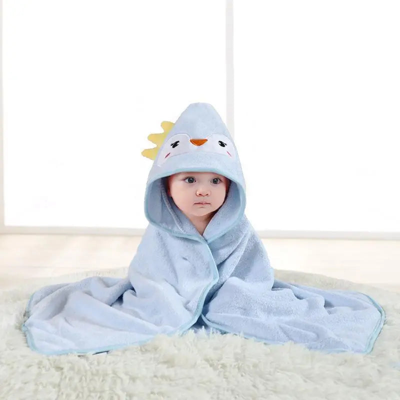 Premium Ultra Soft Absorbent Bath Towel 31.5×31.5 Inch / 80×80cm, Breathable Adorable Animal Pattern Towel, Multi-Purpose All-Season Essential