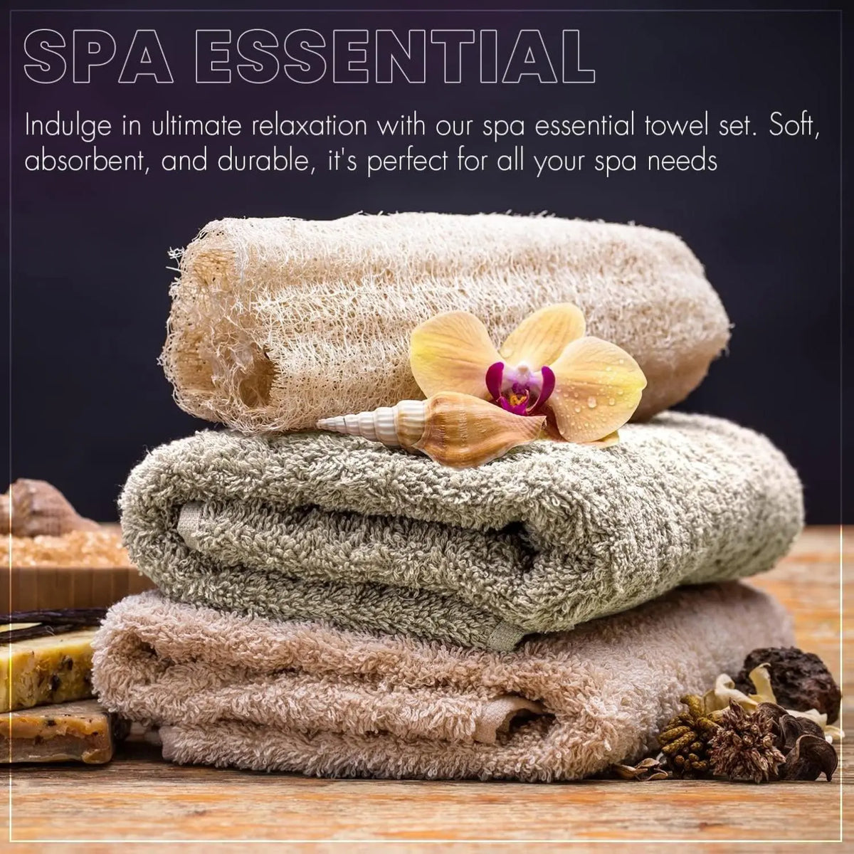 Pack of 6 Bath Towels Set 27 x 54 Inches, 100% Cotton, Larger & Lighter Weight, Quicker to Dry, Super Soft and Absorbent, Perfect for Bathroom, Spa, Pool & Gym (Multicolor, Pack of 6 (27''x54''))