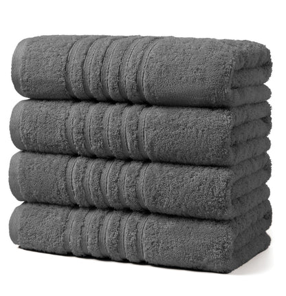 Aibaser Viscose from Bamboo and Cotton Bath Towels Set of 6-27x54 Inch Ultra Soft, Highly Absorbent Large Shower Towels for Bathroom, Spa & Gym