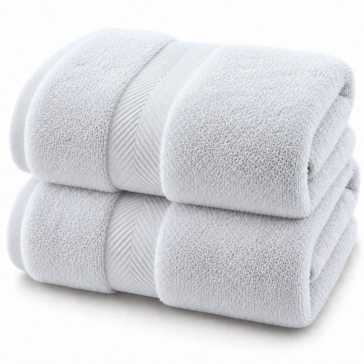 Viscose from Bamboo Bath Towels Set of 6 - Extra Plush 700 GSM Quick Dry Cotton Blend for Luxury Bathroom Comfort - Super Soft, Large, Absorbent - Mist