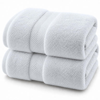 Viscose from Bamboo Bath Towels Set of 6 - Extra Plush 700 GSM Quick Dry Cotton Blend for Luxury Bathroom Comfort - Super Soft, Large, Absorbent - Mist