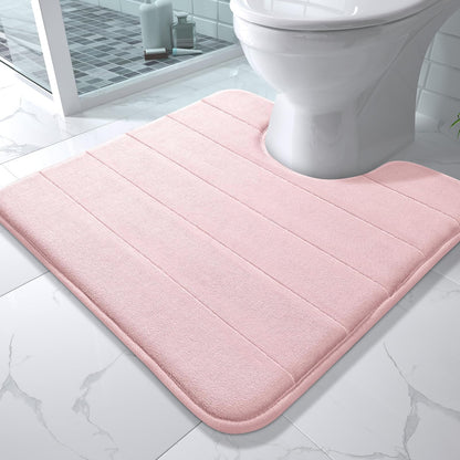 Yimobra Memory Foam Bath Mat, Super Soft & Absorbent Bathroom Rug, Grey