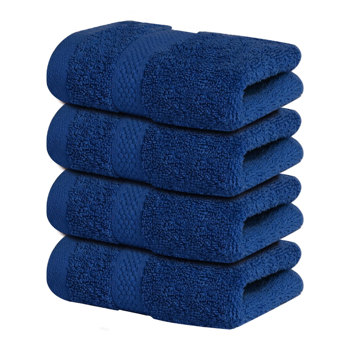 Infinitee Xclusives 100% Ring-Spun Cotton Bath Towels for Bathroom - Pack 4