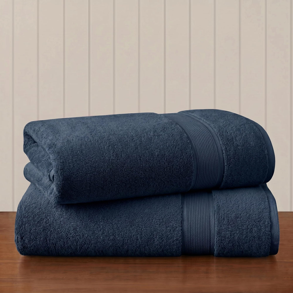 Madison Park 800GSM 100% Cotton Bathroom Bath Towel Set of 8, Natural