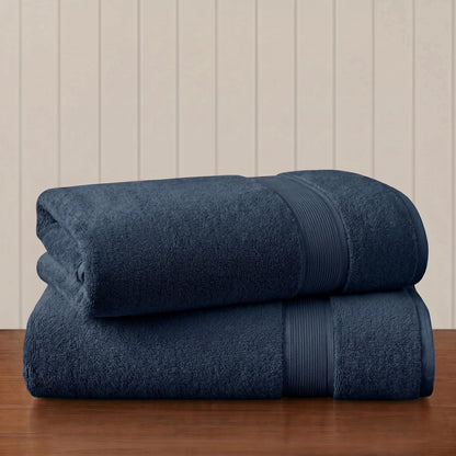 Madison Park 800GSM 100% Cotton Bathroom Bath Towel Set of 8, Natural
