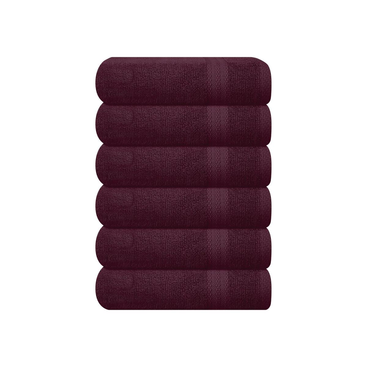 GLAMBURG Ultra Soft 8-Piece Towel Set - 100% Pure Ringspun Cotton, Contains 2 Oversized Bath Towels 27x54, 2 Hand Towels 16x28, 4 Wash Cloths 13x13 - Ideal for Everyday use, Hotel & Spa - Pink