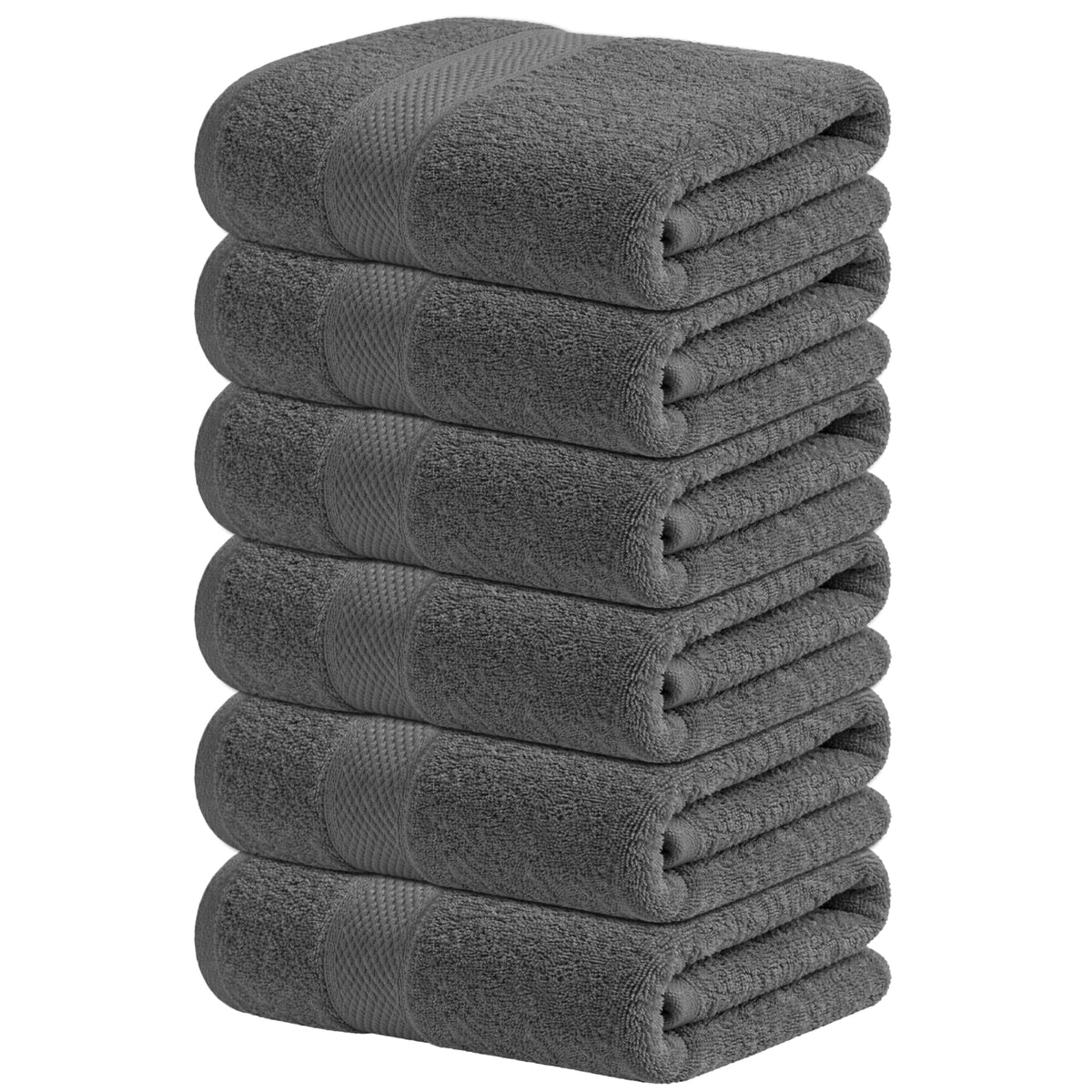 Infinitee Xclusives 100% Ring-Spun Cotton Bath Towels for Bathroom - Pack 4