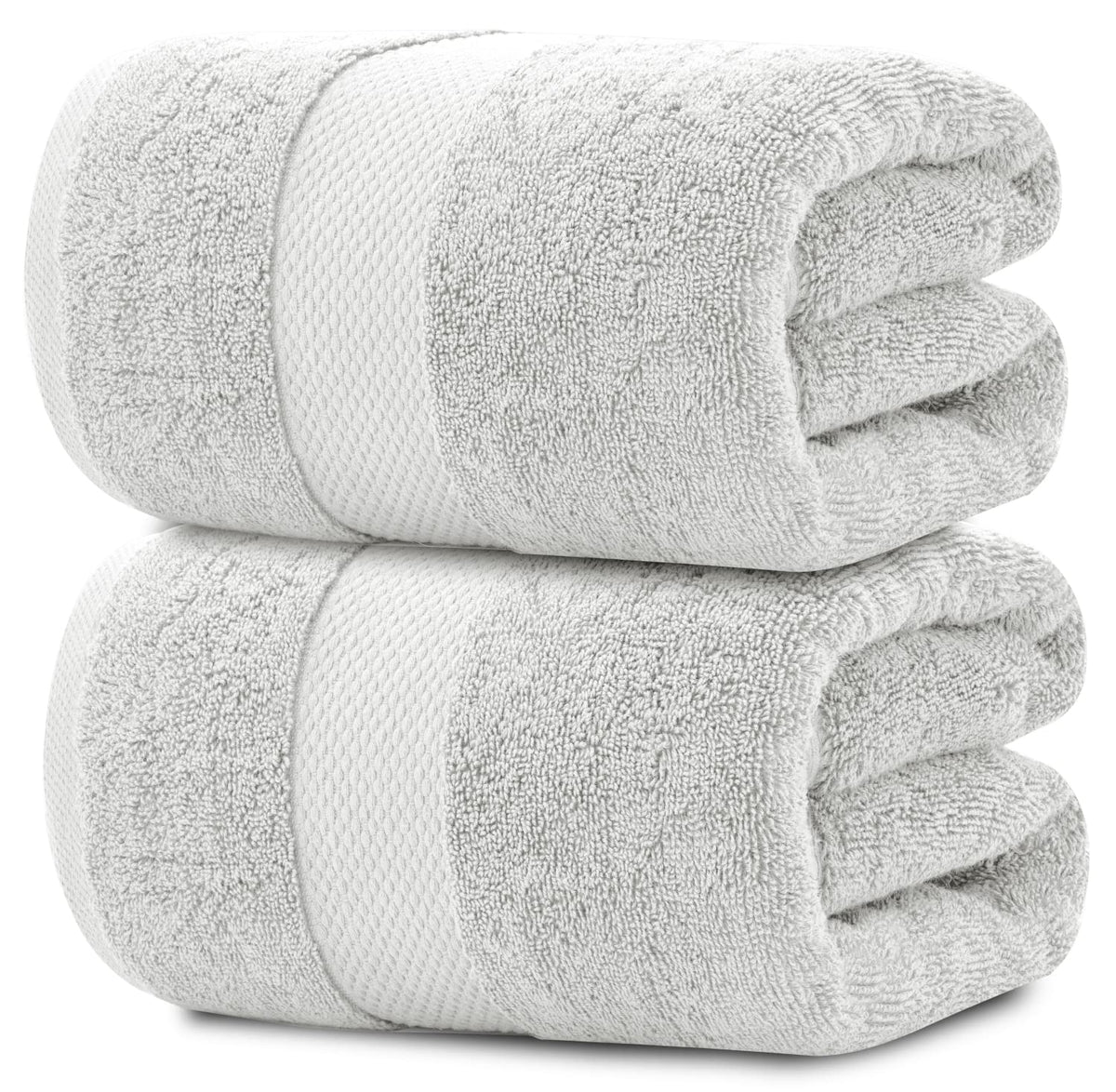 White Classic Luxury Soft Bath Sheet Towels - 650 GSM Cotton Luxury Bath Towels Extra Large 35x70 | Highly Absorbent and Quick Dry | Hotel Collection Extra Large Bath Towels Oversized, Taupe, 2 Pack