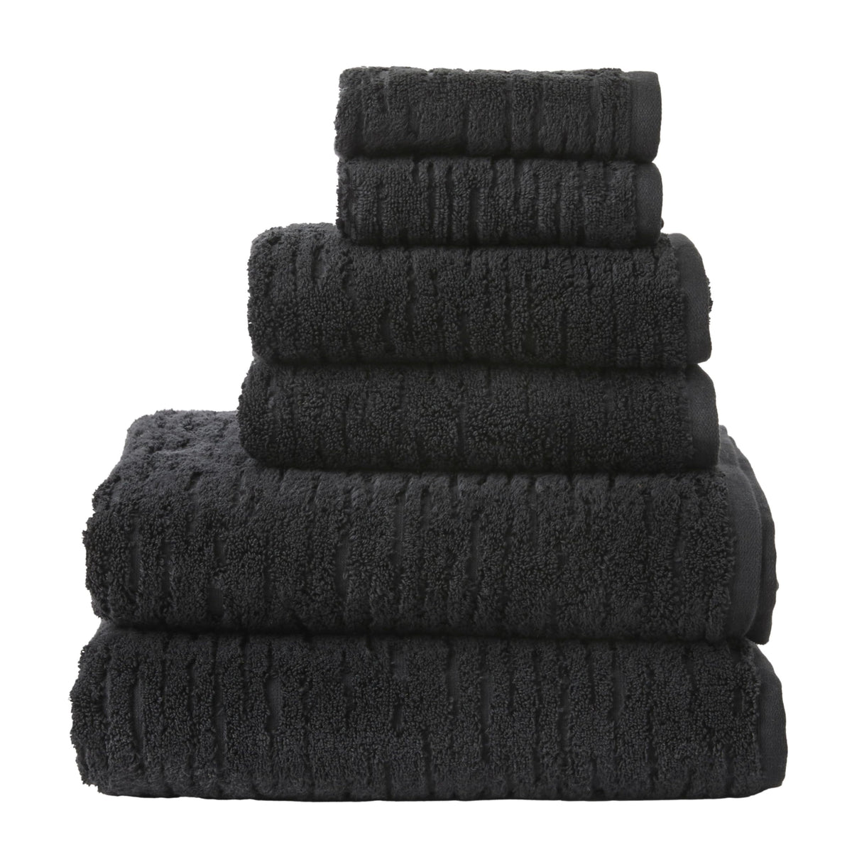 SKL Home CloudSoft Hand Towel Set, 2-Piece, 100% Cotton Luxury, Oatmeal
