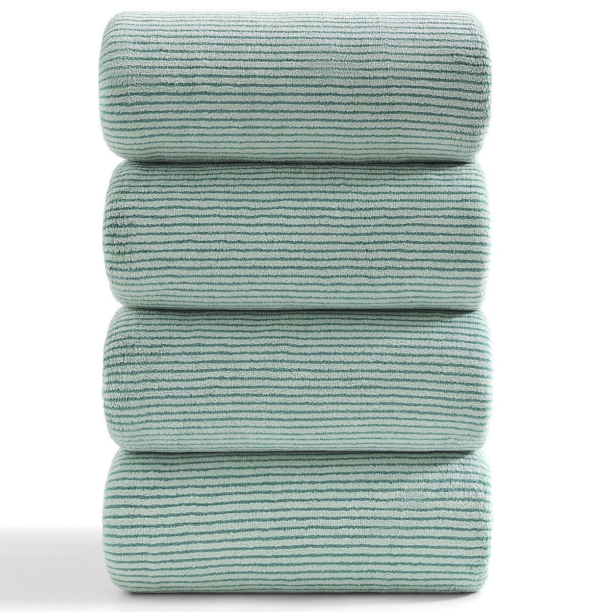 4 Piece Bath Towel Set 35"x70"Oversized Bath Towel for Bathroom Ultra Soft Fluffy Extra Large Bath Sheet Luxury Premium Bathroom Towel Highly Absorbent Quick Dry Shower Towel for Hotel Spa,Black White