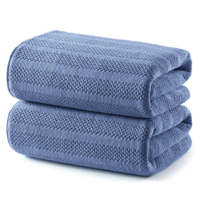 ecolook Microfiber Bath Towels Set of 4, 31 x 63 Inch Extra Large Bath Towel Set, Super Soft & Highly Absorbent, Quick Dry Lightweight Towels for Bathroom, Gym, Spa, Pool & Travel, Gray