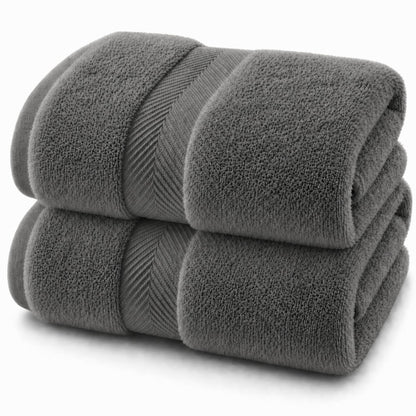 Viscose from Bamboo Bath Towels Set of 6 - Extra Plush 700 GSM Quick Dry Cotton Blend for Luxury Bathroom Comfort - Super Soft, Large, Absorbent - Mist