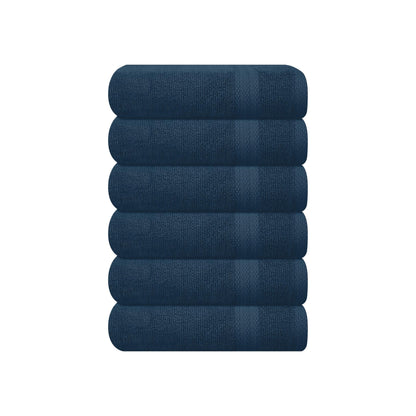 GLAMBURG Ultra Soft 8-Piece Towel Set - 100% Pure Ringspun Cotton, Contains 2 Oversized Bath Towels 27x54, 2 Hand Towels 16x28, 4 Wash Cloths 13x13 - Ideal for Everyday use, Hotel & Spa - Pink