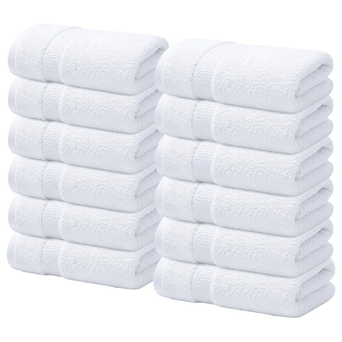 Infinitee Xclusives 100% Ring-Spun Cotton Bath Towels for Bathroom - Pack 4