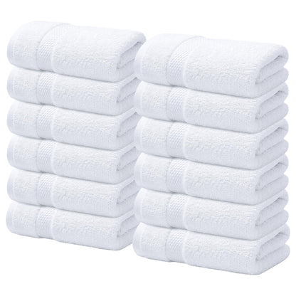 Infinitee Xclusives 100% Ring-Spun Cotton Bath Towels for Bathroom - Pack 4