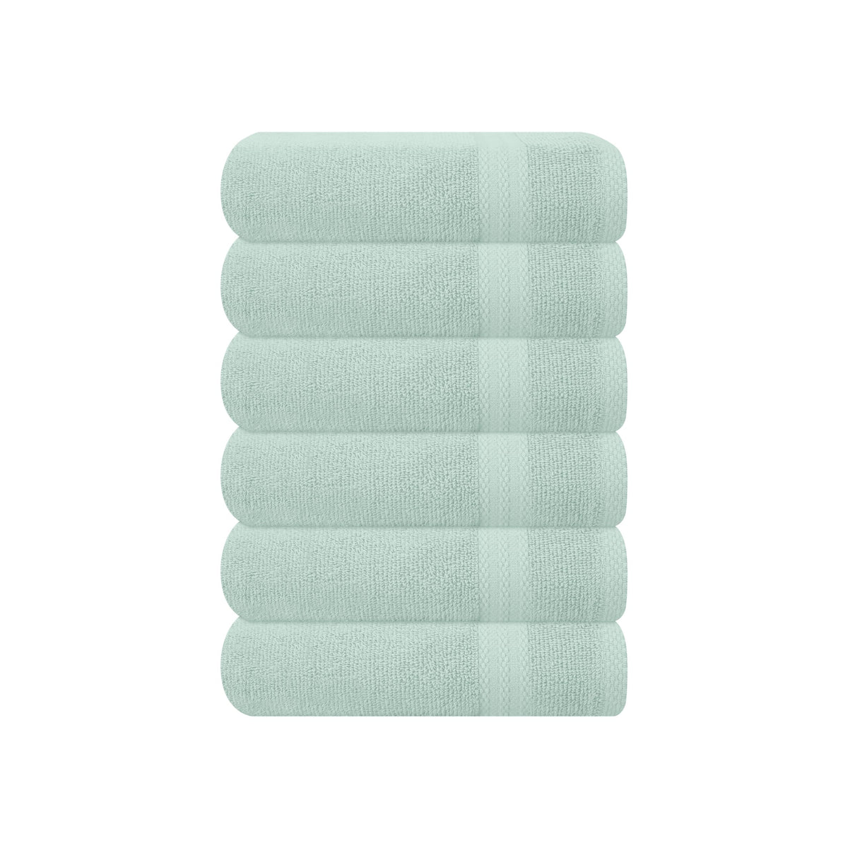 GLAMBURG Ultra Soft 8-Piece Towel Set - 100% Pure Ringspun Cotton, Contains 2 Oversized Bath Towels 27x54, 2 Hand Towels 16x28, 4 Wash Cloths 13x13 - Ideal for Everyday use, Hotel & Spa - Pink