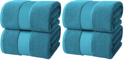 Infinitee Xclusives Bath Sheets Extra Large - 2 Pack - 600 GSM |35" x 70"|