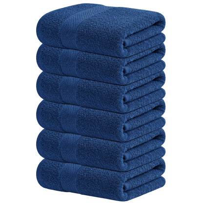 Infinitee Xclusives 100% Ring-Spun Cotton Bath Towels for Bathroom - Pack 4