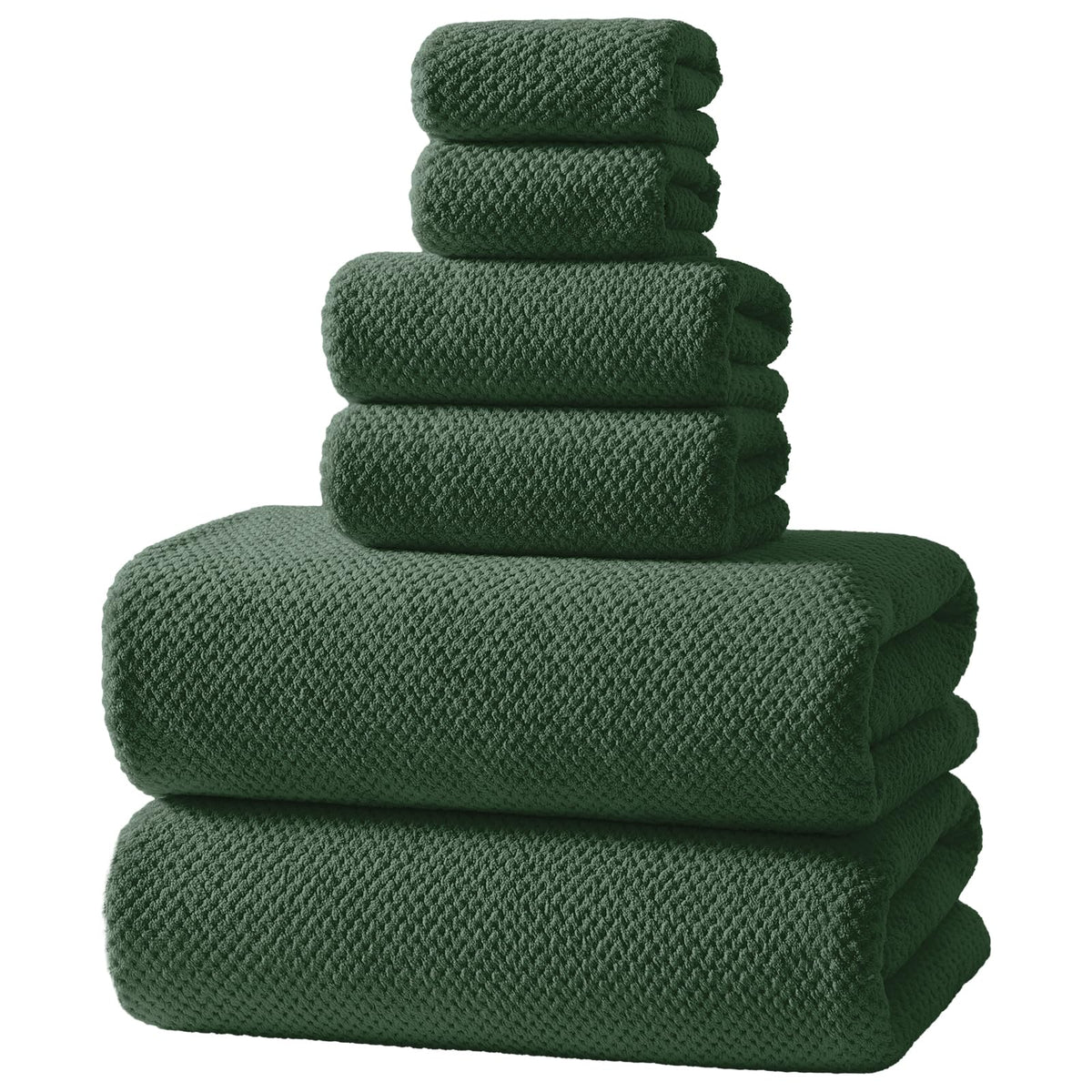 REDKISS 4 Pack Premium Bath Towels, Plush Coral Fleece Towels for Bathroom, Extra Large Bath Towels Set of 4 (35 x 70 in), Super Soft Highly Absorbent Shower Towels for Spa, Gym, Travel, Dark Gray