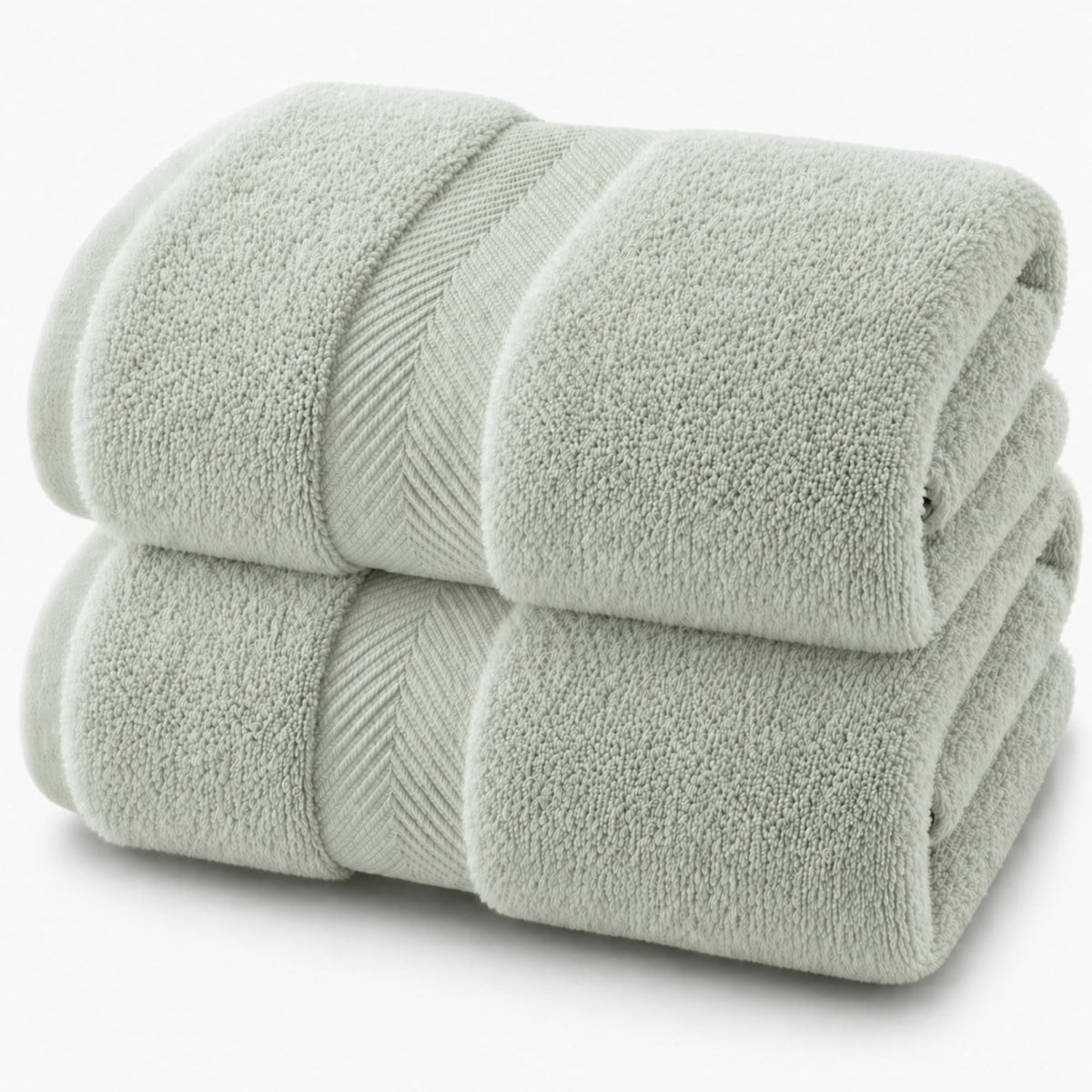 Viscose from Bamboo Bath Towels Set of 6 - Extra Plush 700 GSM Quick Dry Cotton Blend for Luxury Bathroom Comfort - Super Soft, Large, Absorbent - Mist
