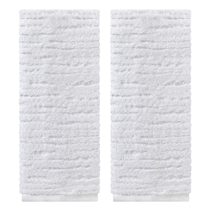 SKL Home CloudSoft Hand Towel Set, 2-Piece, 100% Cotton Luxury, Oatmeal
