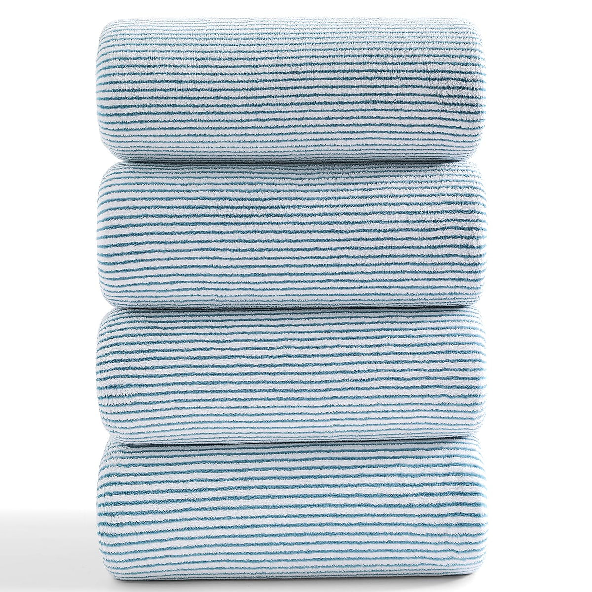 4 Piece Bath Towel Set 35"x70"Oversized Bath Towel for Bathroom Ultra Soft Fluffy Extra Large Bath Sheet Luxury Premium Bathroom Towel Highly Absorbent Quick Dry Shower Towel for Hotel Spa,Black White