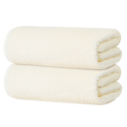 Tens Towels 2 Piece Extra Large Bath Sheets 35 x 70 Inches, Dark Grey