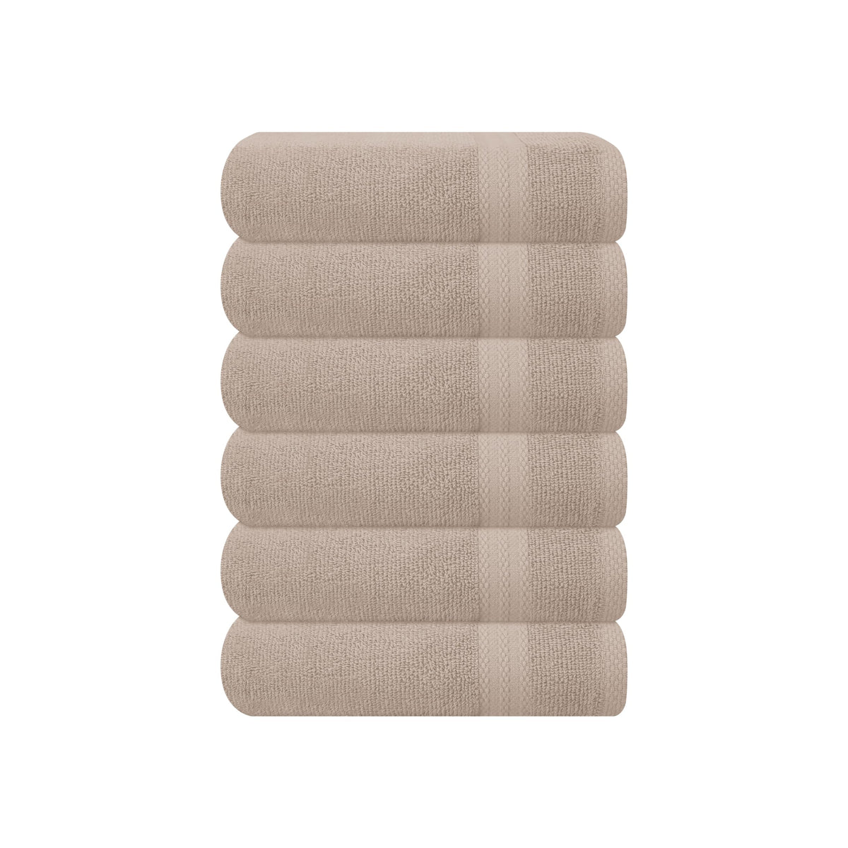GLAMBURG Ultra Soft 8-Piece Towel Set - 100% Pure Ringspun Cotton, Contains 2 Oversized Bath Towels 27x54, 2 Hand Towels 16x28, 4 Wash Cloths 13x13 - Ideal for Everyday use, Hotel & Spa - Pink