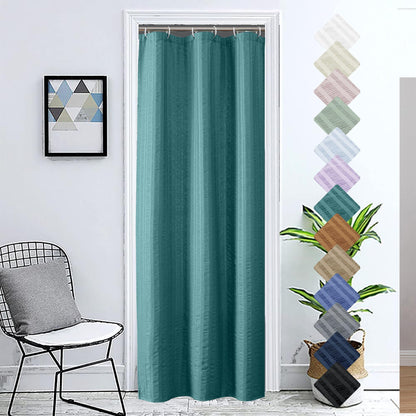 Aiyufeng Moga Sage Green Shower Curtain - 3D Embossed Textured Shower Curtains for Bathroom, Luxury Polyester Cloth Bath Curtain, 72Wx72H, Green