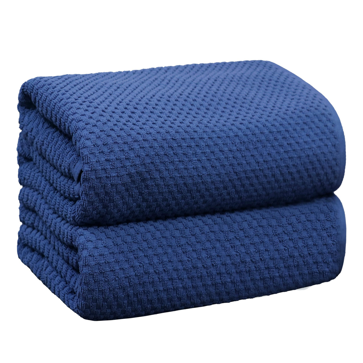 COTTON CRAFT Euro Spa Waffle Weave Bath Towels - Set of 4 Linen Towels