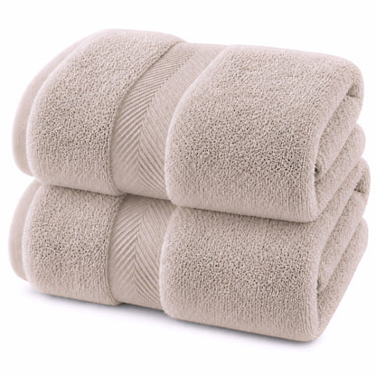 Viscose from Bamboo Bath Towels Set of 6 - Extra Plush 700 GSM Quick Dry Cotton Blend for Luxury Bathroom Comfort - Super Soft, Large, Absorbent - Mist