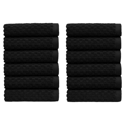 COTTON CRAFT Euro Spa Waffle Weave Bath Towels - Set of 4 Linen Towels