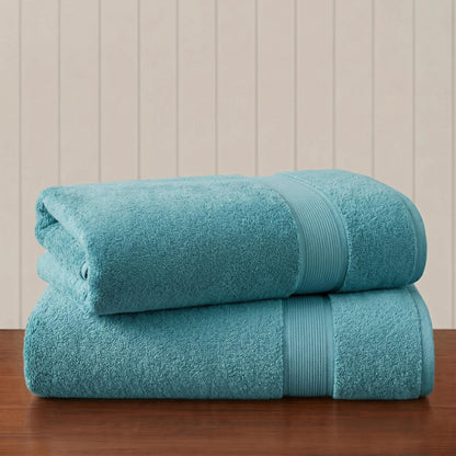 Madison Park 800GSM 100% Cotton Bathroom Bath Towel Set of 8, Natural