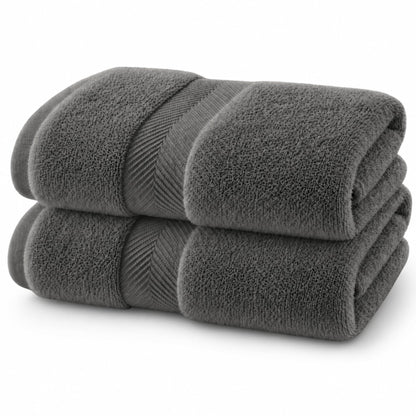 Viscose from Bamboo Bath Towels Set of 6 - Extra Plush 700 GSM Quick Dry Cotton Blend for Luxury Bathroom Comfort - Super Soft, Large, Absorbent - Mist