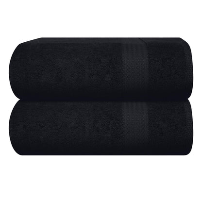 GLAMBURG Ultra Soft 8-Piece Towel Set - 100% Pure Ringspun Cotton, Contains 2 Oversized Bath Towels 27x54, 2 Hand Towels 16x28, 4 Wash Cloths 13x13 - Ideal for Everyday use, Hotel & Spa - Pink