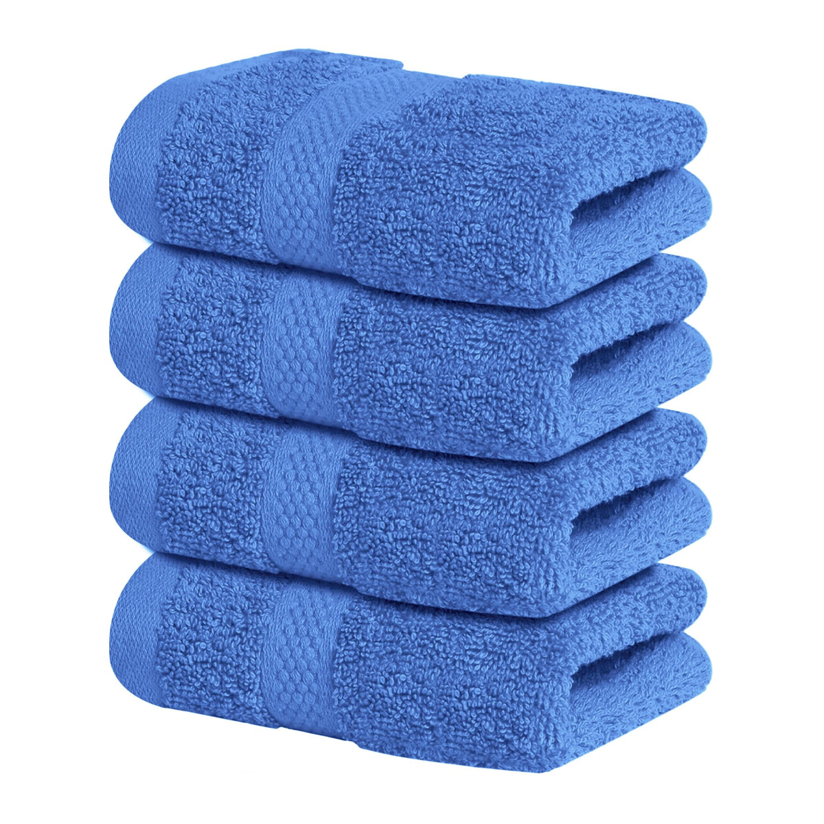 Infinitee Xclusives 100% Ring-Spun Cotton Bath Towels for Bathroom - Pack 4