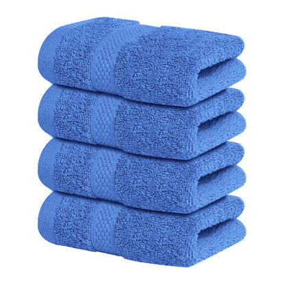 Infinitee Xclusives 100% Ring-Spun Cotton Bath Towels for Bathroom - Pack 4