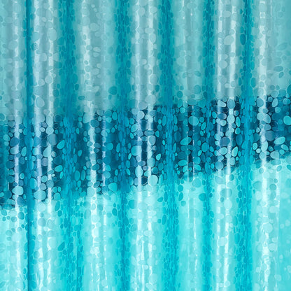Bostofy Waterproof Shower Curtain Liner 8G EVA Thick Shower Curtain with Heavy Duty 3 Bottom Magnets, Shower Liner for Shower Stall, Bathtubs, 3D Pebble Pattern, 72 x 72,12 Hooks