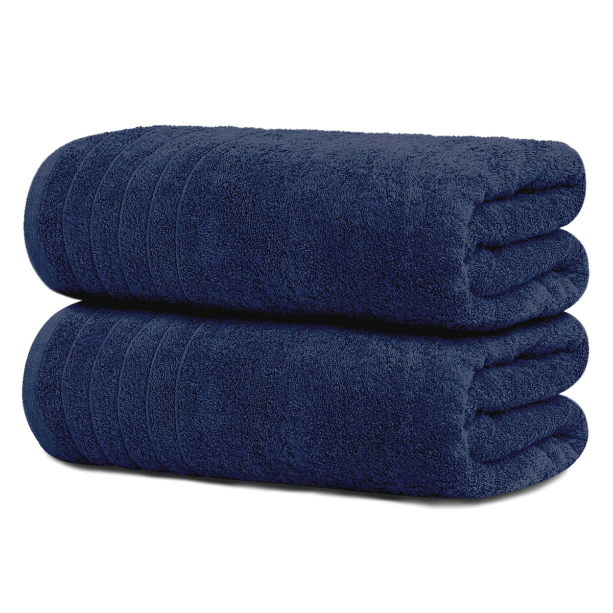 Tens Towels 2 Piece Extra Large Bath Sheets 35 x 70 Inches, Dark Grey