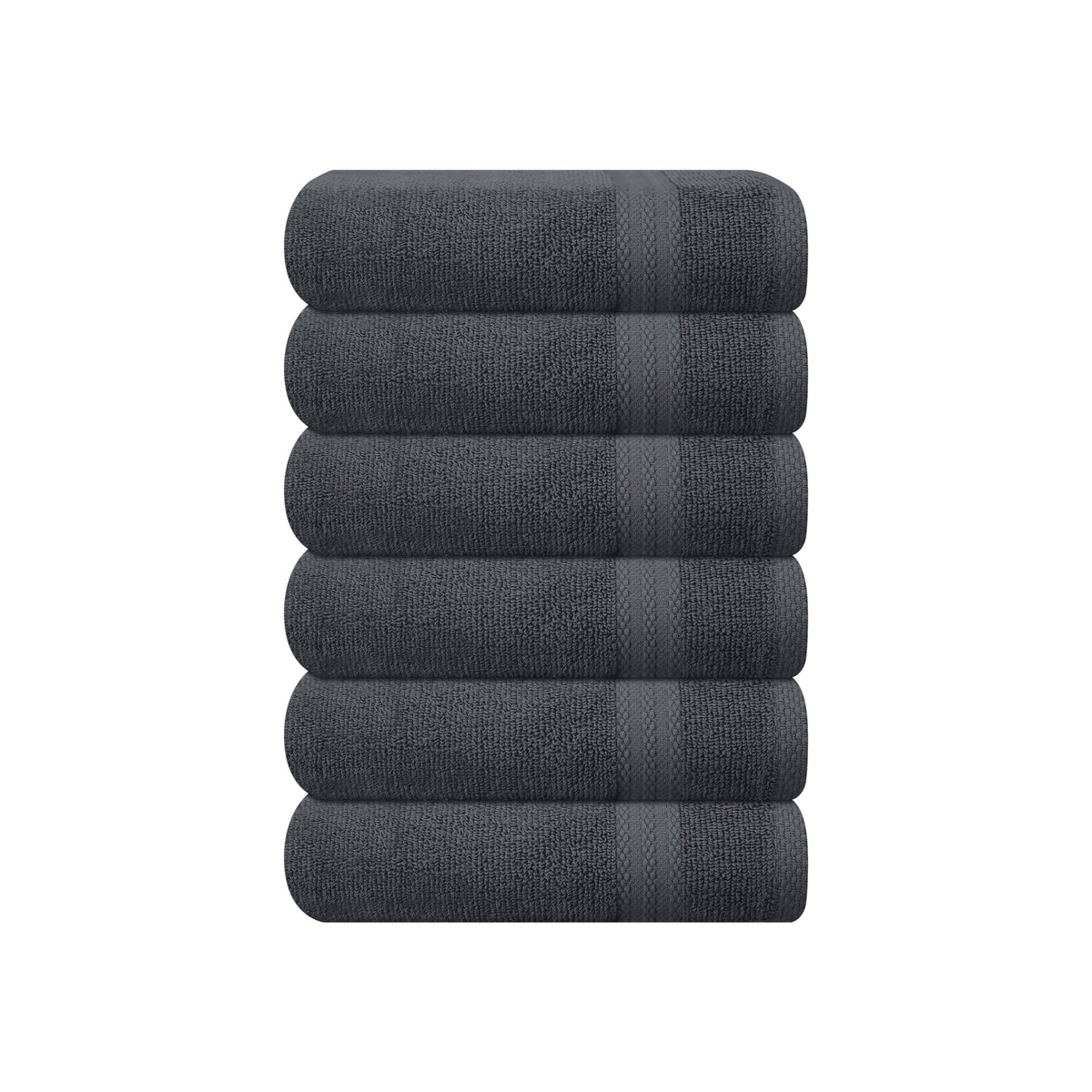 GLAMBURG Ultra Soft 8-Piece Towel Set - 100% Pure Ringspun Cotton, Contains 2 Oversized Bath Towels 27x54, 2 Hand Towels 16x28, 4 Wash Cloths 13x13 - Ideal for Everyday use, Hotel & Spa - Pink