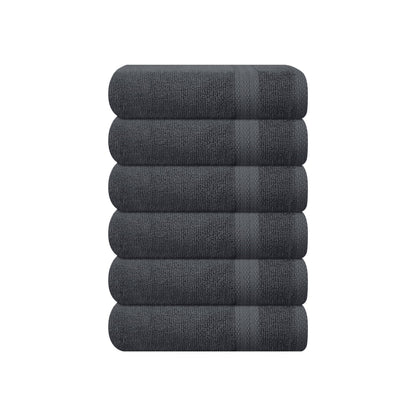 GLAMBURG Ultra Soft 8-Piece Towel Set - 100% Pure Ringspun Cotton, Contains 2 Oversized Bath Towels 27x54, 2 Hand Towels 16x28, 4 Wash Cloths 13x13 - Ideal for Everyday use, Hotel & Spa - Pink
