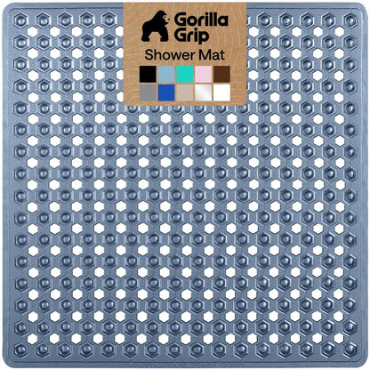 GORILLA GRIP Bath Tub Shower Mat, Bathtub Floor Liner, 35x16 White