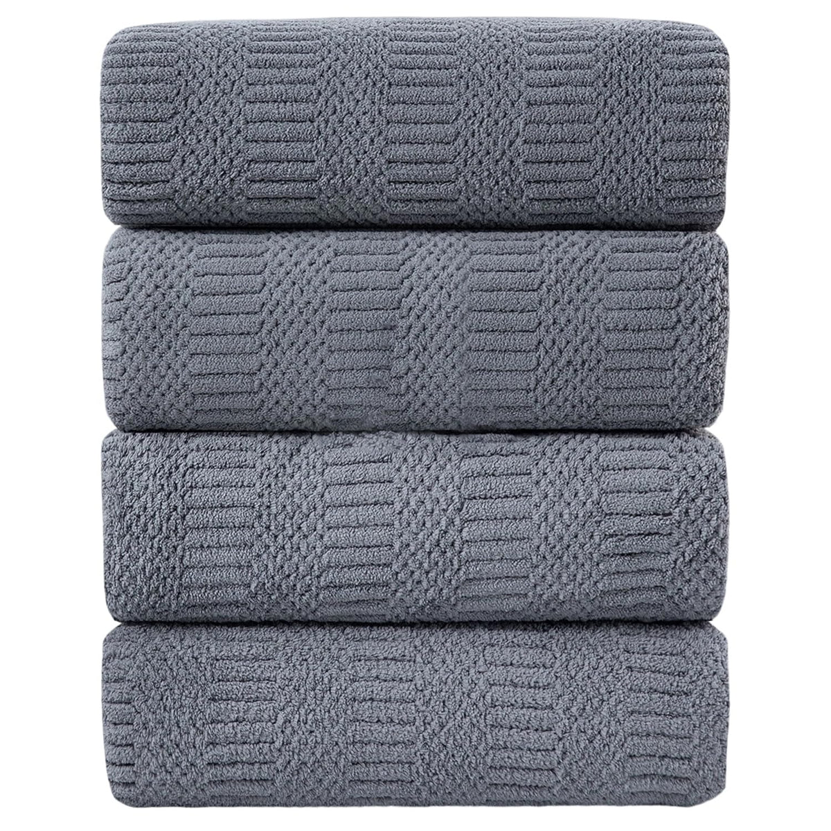 Ycosy 8-Piece Bath Towels Set,2 Oversized Bath Sheet,2 Hand Towels and 4 Washcloths - 600 GSM Soft Microfiber Highly Absorbent Quick Dry Shower Towel Collection for Bathroom Hotel and Spa,Mint Green