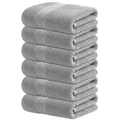 Infinitee Xclusives 100% Ring-Spun Cotton Bath Towels for Bathroom - Pack 4
