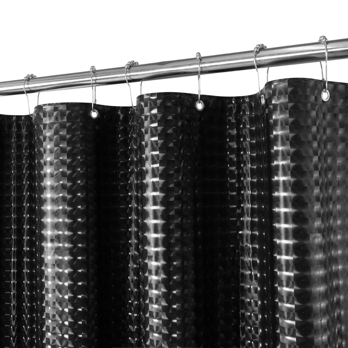 Barossa Design Oeko-tex Certified Shower Curtain Liner Standard Size, Clear